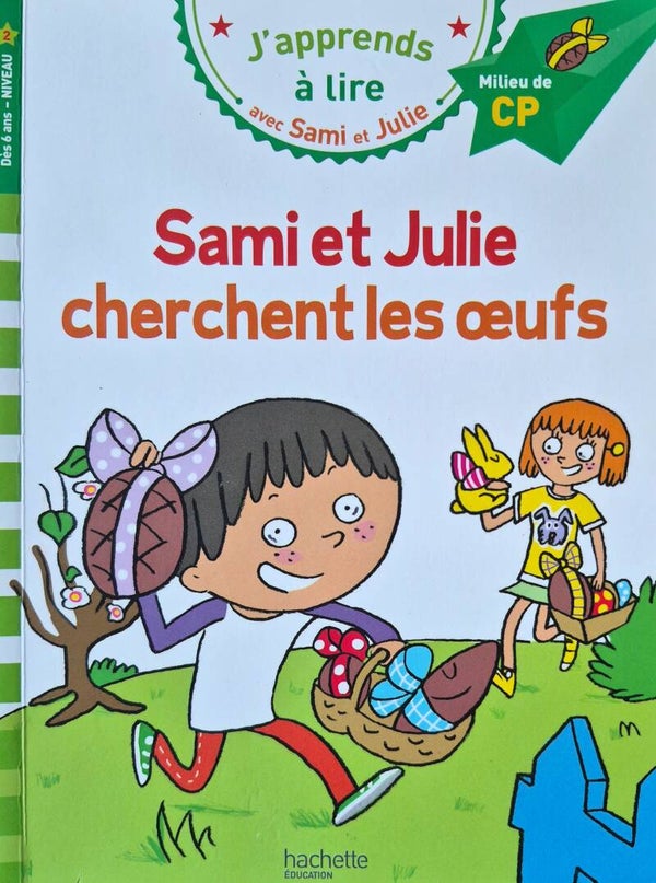 Livre Pâques : Sami et Julie cherchent les oeufs