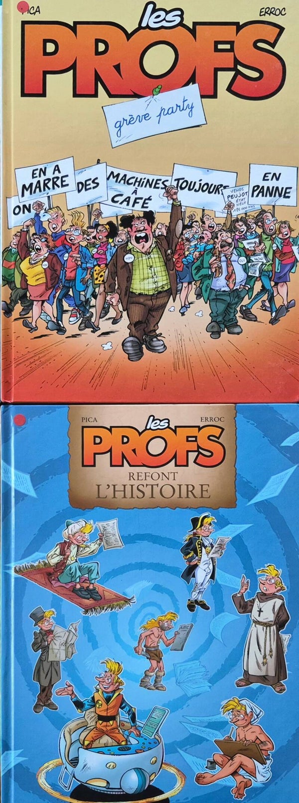 Bandes-dessinée : les Profs, les Profs refont l'histoire et Boulard