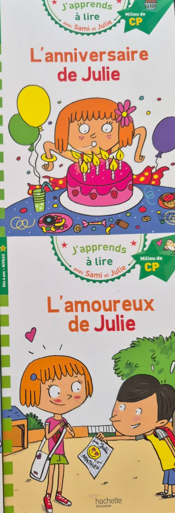 Premières Lectures : Sami et Julie Milieu CP