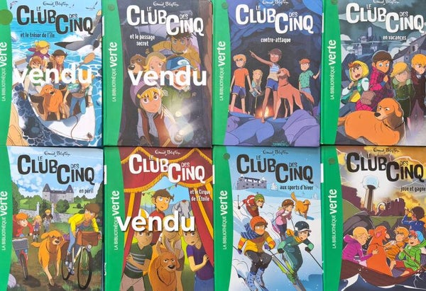 Bibliothèque verte : Le Club des Cinq