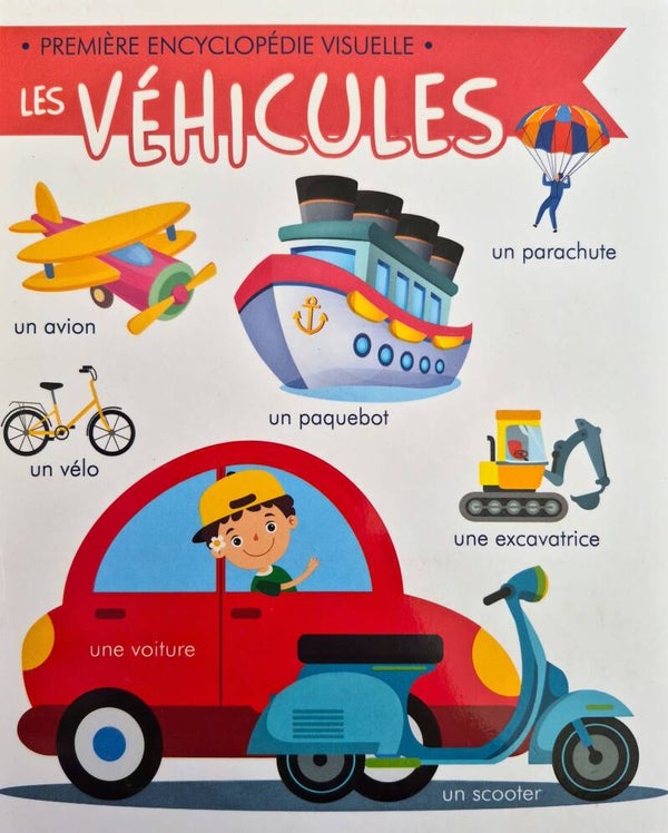 Livre bébé : Les véhicules