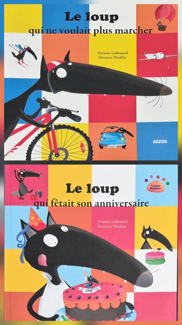 Illustrations de 3 à 5 ans : Le loup