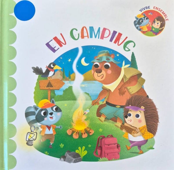 Illustration de 3 à 5 ans : En camping