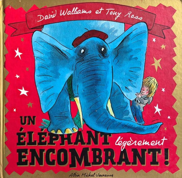 Illustration de 3 à 5 ans Bon état : Un éléphant légèrement encombrant !