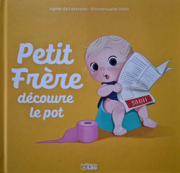 Livre bébé : Petit frère découvre le pot
