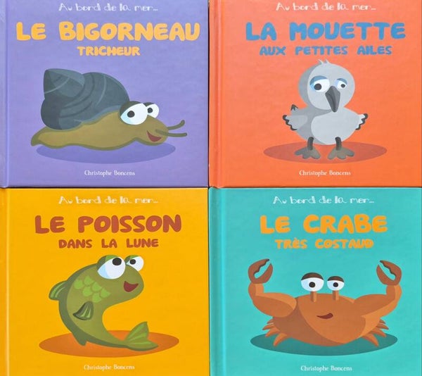 Illustrations de 3 à 5 ans : Au bord de la mer...