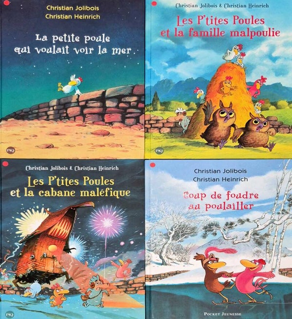 Illustrations de 3 à 5 ans : Les P'tites Poules grand format