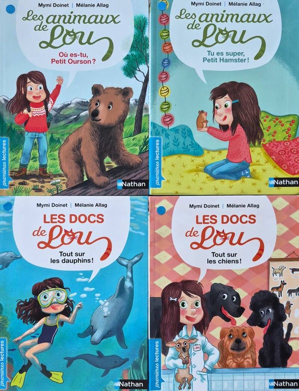 Premières lectures : Les animaux de Lou Niveau 2 et 3