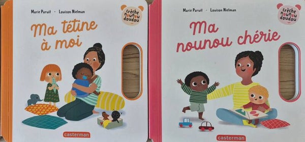 Livres bébé : crèche nounou doudou*
