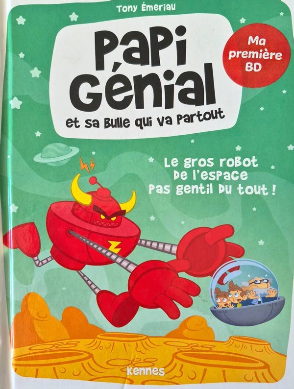Bandes dessinées : Papi génial et sa bulle qui va partout