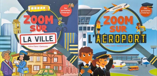 Cahier de gommettes : Zoom sur l'aéroport