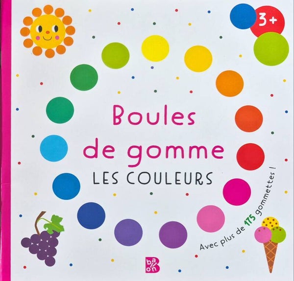 Cahier de gommettes : Boule de gomme ballon