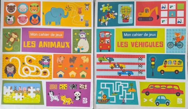 Cahier d'exercices : Mon cahier de jeux