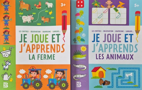 Cahier d'exercice : Je joue et j'apprends la ferme