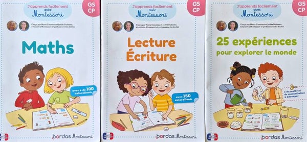 Cahier d'exercices : J'apprends facilement avec Montessori GS CP