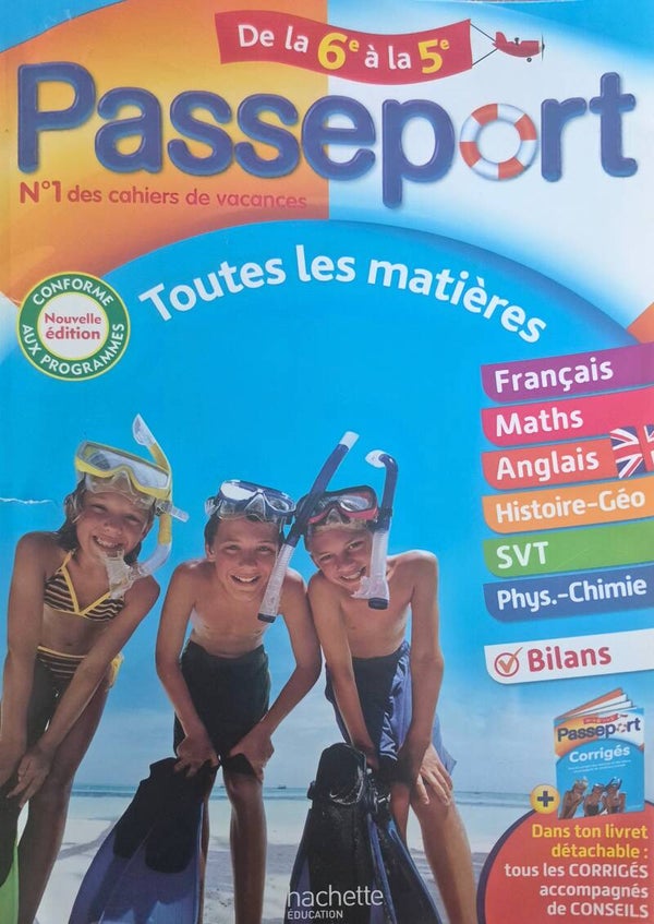 Cahier d'exercices Bon état : Passeport de la 6° à 5°
