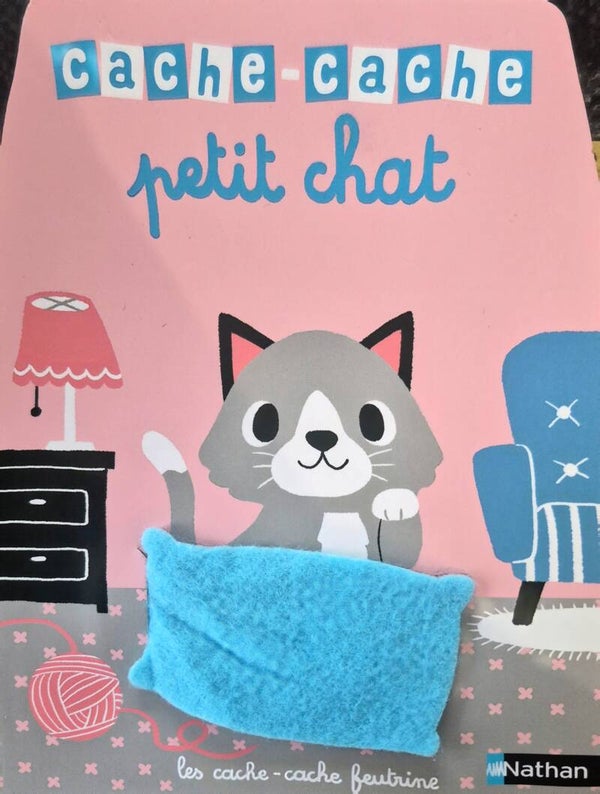 Livre bébé : cache-cache petit chat