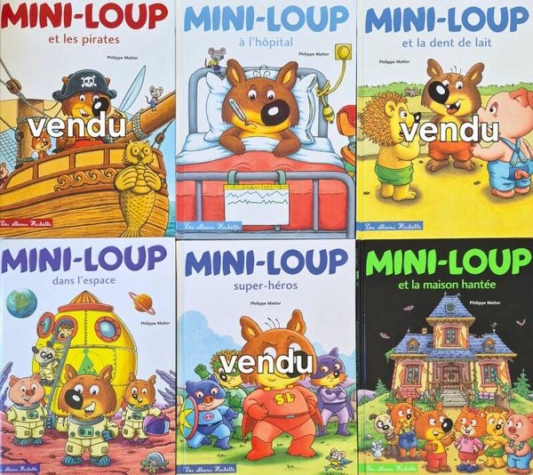 Illustrations de 3 à 5 ans : Mini-Loup