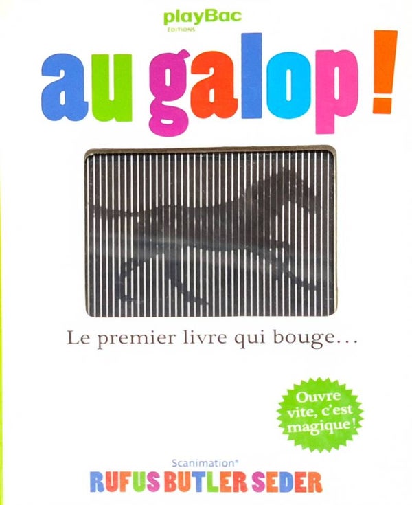 Livre bébé : Au galop !