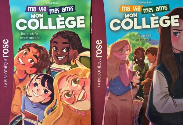 Bibliothèque Rose : Ma vie mes amis mon collège