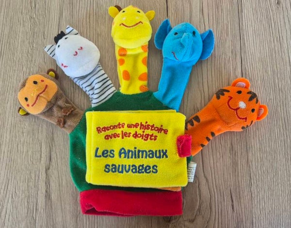 Livre Tissu : Les animaux sauvages