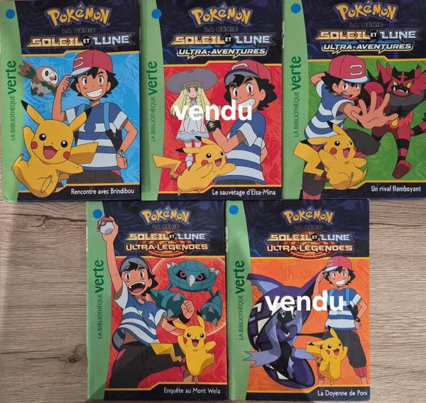 Bibliothèque Verte : Pokemon Soleil et Lune