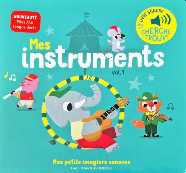 Livre bébé : Mes instruments