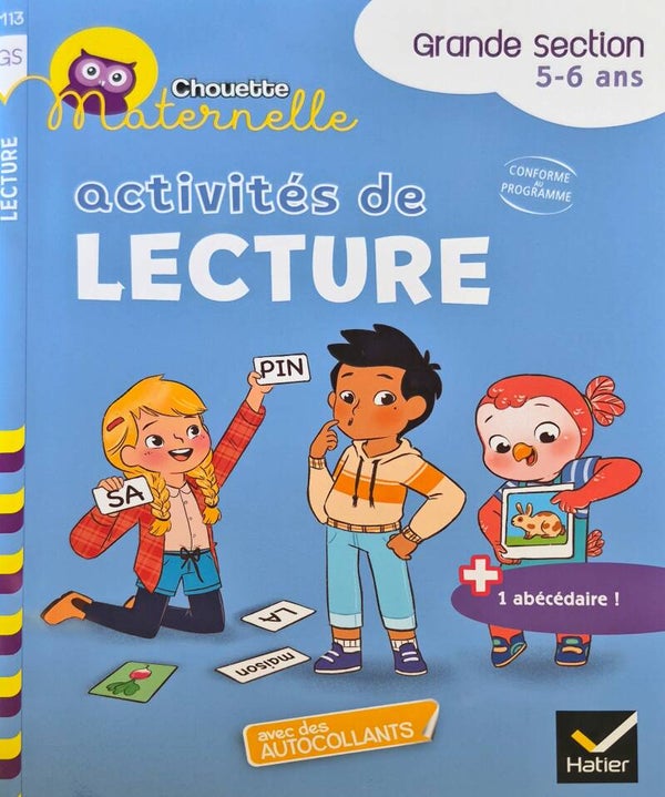 Cahier d'exercices : Chouette Maternelle Grande Section