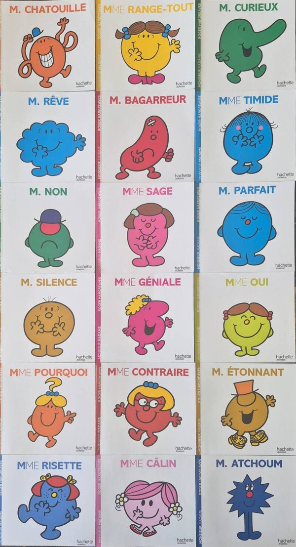 Illustrations de 3 à 5 ans : Monsieur Madame