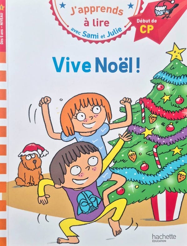 Livre de Noël : J'apprends à lire avec Sami et Julie
