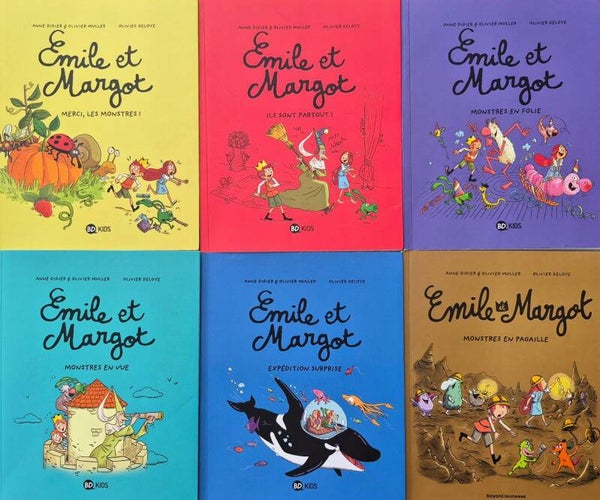 Bandes dessinées : Emile et Margot