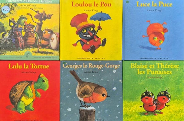 Illustrations de 3 à 5 ans : Les p'tites bêtes