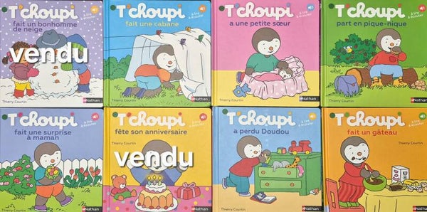 Livres bébé : T'choupi