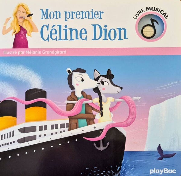 Livre bébé : Mon premier Céline Dion sonore
