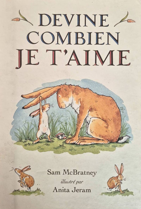 Ecole des loisirs 3 à 5 ans Bon état : Devine combien je t'aime