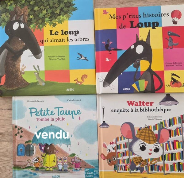 Illustrations de 3 à 5 ans : Mes p'tits albums 🐺