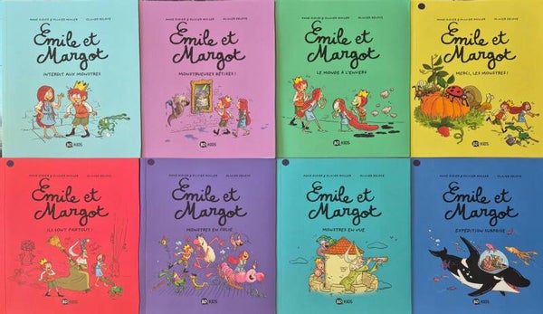 Bandes dessinées : Emile et Margot
