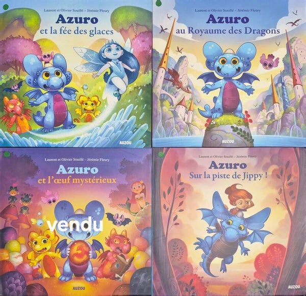 Illustrations de 3 à 5 ans : Azuro