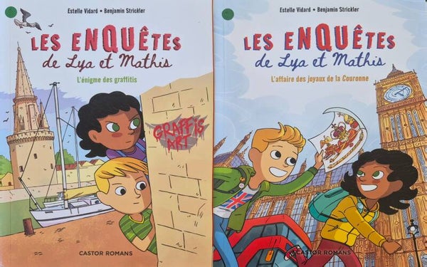 Premiers romans : Les enquêtes de Lya et Mathis dès 7 ans