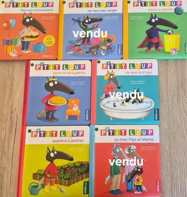 Livres bébé : P'tit Loup 🐺