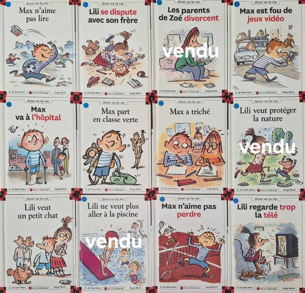 Bandes dessinées : Max et Lili