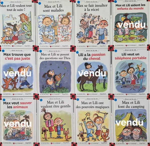 Bandes dessinées : Max et Lili