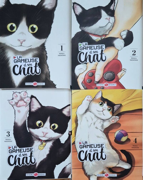 Mangas : La gameuse et son chat