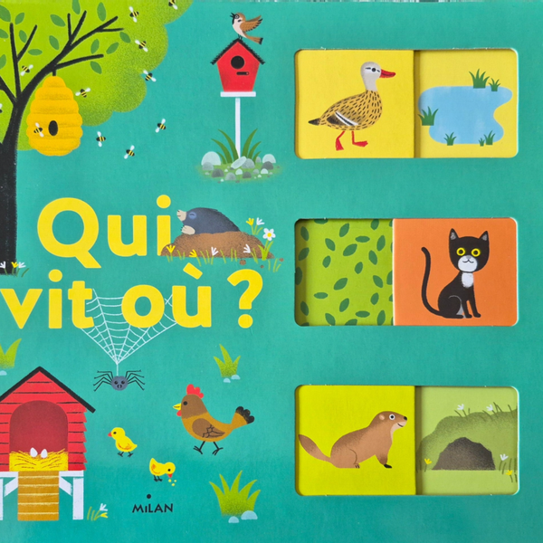 Livre bébé : Qui vit où ?