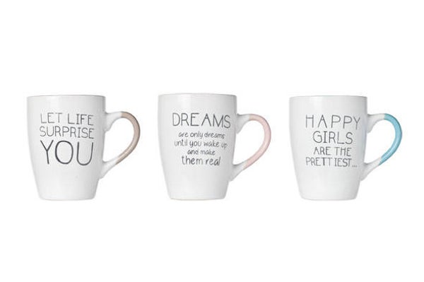 Koffie / Thee tas Opschrift Ass 3