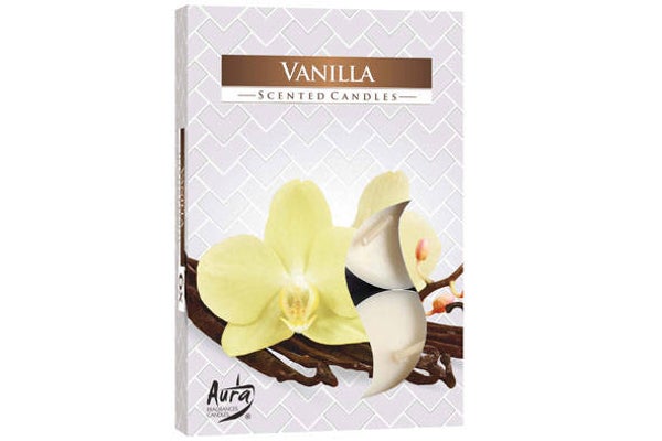 Theelichten Set 6 Vanille