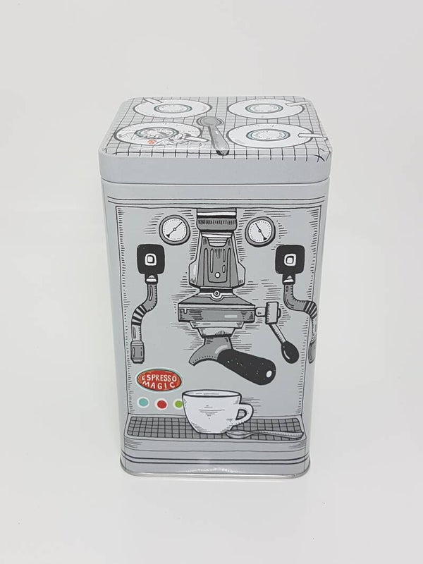 Koffie Bewaarblik vierkant