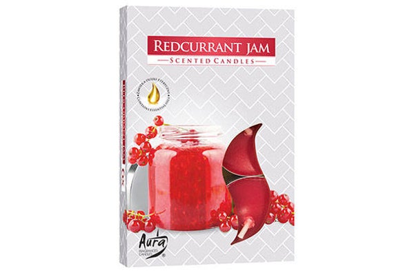 Theelichten Set 6 Red Jam