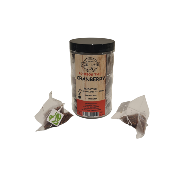 Rooibos thee Cranberry PIRAMIDES