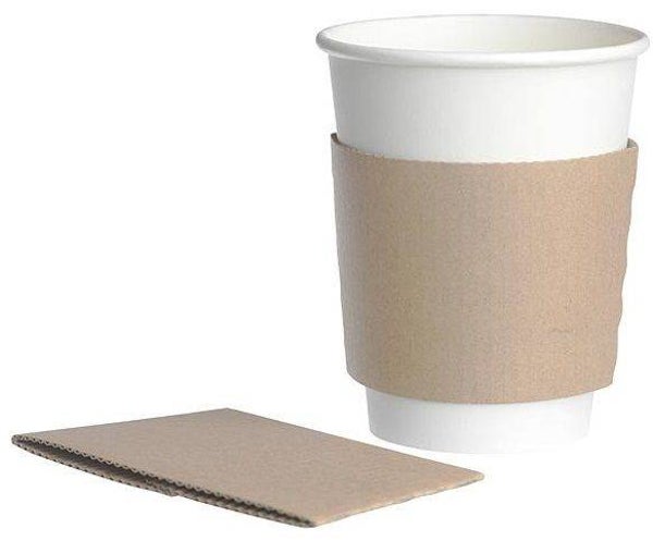 Kraft Sleeve voor beker 12 oz / 16 oz